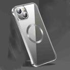 For iPhone 14 Plus Frameless Glass CD MagSafe Case (Black) - 1