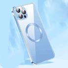 For iPhone 14 Pro Frameless Glass CD MagSafe Case(Sierra Blue) - 1