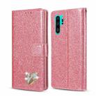 For Huawei P30 Pro Glitter Powder Love Leather Phone Case(Rose Red) - 1