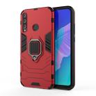 For Huawei Y7P PC + TPU Shockproof Protective Case with Magnetic Ring Holder(Red) - 1