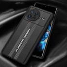 For vivo X Note Carbon Fiber Texture Plain Leather Phone Case(Black) - 1