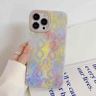 For iPhone 14 Pro Python Texture Dual-side Laminating Phone Case(Scorching Sun) - 1