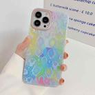 Python Texture Dual-side Laminating Phone Case For iPhone 13 Pro Max(Triangle Rainbow) - 1
