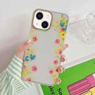 Dual-side Laminating Elegant Flowers Phone Case For iPhone 14(Lamei) - 1