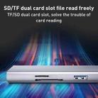 Docking Station TF/SD Card Reader For iPhone, Style:USB Port(Silver) - 5