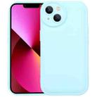 For iPhone 14 Liquid Airbag Decompression Phone Case (Light Blue) - 1