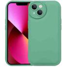 For iPhone 14 Liquid Airbag Decompression Phone Case (Retro Green) - 1