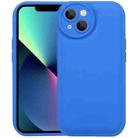 For iPhone 14 Plus Liquid Airbag Decompression Phone Case (Blue) - 1