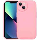 For iPhone 14 Plus Liquid Airbag Decompression Phone Case (Pink) - 1