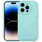 For iPhone 14 Pro Liquid Airbag Decompression Phone Case(Light Cyan) - 1