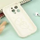 For iPhone 14 Pro Liquid Airbag Decompression Phone Case(Antique White) - 3