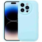 For iPhone 14 Pro Liquid Airbag Decompression Phone Case(Light Blue) - 1