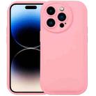 For iPhone 14 Pro Liquid Airbag Decompression Phone Case(Pink) - 1