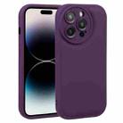 For iPhone 14 Pro Liquid Airbag Decompression Phone Case (Purple) - 1