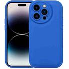 For iPhone 14 Pro Max Liquid Airbag Decompression Phone Case (Blue) - 1