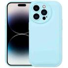 For iPhone 14 Pro Max Liquid Airbag Decompression Phone Case (Light Blue) - 1