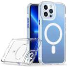 For iPhone 14 Pro Cat-eye TPU Acrylic Magsafe Phone Case(Blue) - 1