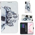 For Galaxy Note10 Lite 3D Painting Horizontal Flip Leather Case with Holder & Card Slot & Wallet & Lanyard(Skull) - 1