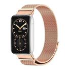 For Xiaomi Mi Band 7 Pro Mijobs Milan Magnetic Stainless Steel Watch Band(Rose Gold) - 1
