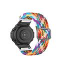 For Amazfit T-Rex / T-Rex Pro / Ares Adjustable Buckle Braided Nylon Watch Band(Rainbow) - 1