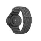 For Amazfit T-Rex / T-Rex Pro / Ares Adjustable Buckle Braided Nylon Watch Band(Grey) - 1