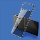 For Samsung Galaxy Z Flip4 Ice Crystal PC + TPU Phone Case(Transparent Black) - 1