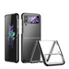 For Samsung Galaxy Z Flip4 Four-corner Shockproof TPU + PC Phone Case(Black) - 1
