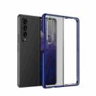 For Samsung Galaxy Z Fold4 Four-corner Shockproof TPU + PC Phone Case(Blue) - 1