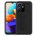 For vivo Y22s / Y22 / Y35 TPU Phone Case(Black) - 1