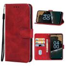 For Nokia G400 Leather Phone Case(Red) - 1