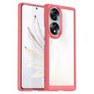 For Honor 70 5G Colorful Series Acrylic + TPU Phone Case(Red) - 1