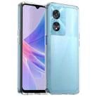 For OPPO A97 5G Colorful Series Acrylic + TPU Phone Case(Transparent) - 1