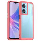 For OPPO A97 5G Colorful Series Acrylic + TPU Phone Case(Red) - 1
