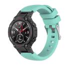 For Amazfit T-Rex / T-Rex Pro / Ares Twill Silicone Watch Band(Mint Green) - 1