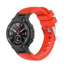 For Amazfit T-Rex / T-Rex Pro / Ares Twill Silicone Watch Band(Red) - 1