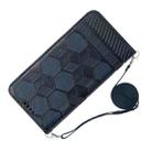 For Xiaomi Redmi Note 11 Global/Note 11S 4G Crossbody Football Texture Magnetic PU Phone Case(Dark Blue) - 3