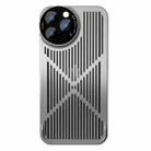 For iPhone 13 Rimless Heat Dissipation Phone Case(Grey) - 1