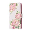 For Samsung Galaxy S22 Bronzing Painting RFID Leather Case(Rose Flower) - 2