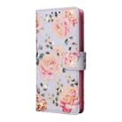 For Samsung Galaxy S9 Bronzing Painting RFID Leather Case(Pastoral Rose) - 2