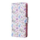 For Samsung Galaxy S9 Bronzing Painting RFID Leather Case(Pansies) - 2