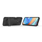 For Xiaomi Redmi Note 9 Pro Max Shockproof PC + TPU Protective Case with Invisible Holder(Black) - 3