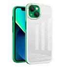 For iPhone 13 mini High Transparency Shockproof PC Phone Case (BV Green) - 1