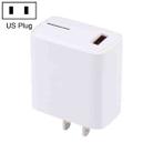 LZ-1130 QC 3.0 USB Charger, Plug Type:US Plug(White) - 1