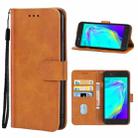 For Itel A17 Leather Phone Case(Brown) - 1