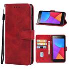 For Itel A23S Leather Phone Case(Red) - 1