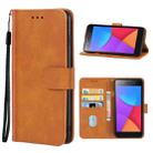 For Itel A23S Leather Phone Case(Brown) - 1