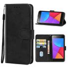 For Itel A23S Leather Phone Case(Black) - 1