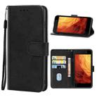 For Itel A33 Plus Leather Phone Case(Black) - 1