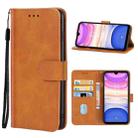 For Itel L6006 Leather Phone Case(Brown) - 1