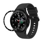 For Samsung Galaxy Watch 42mm Water Ghost Stainless Steel Bezel Ring(Black) - 1